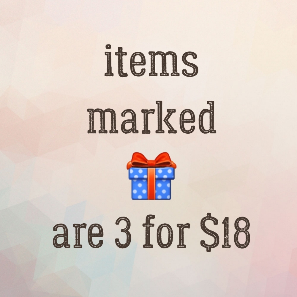 3for$18 or 4for$21